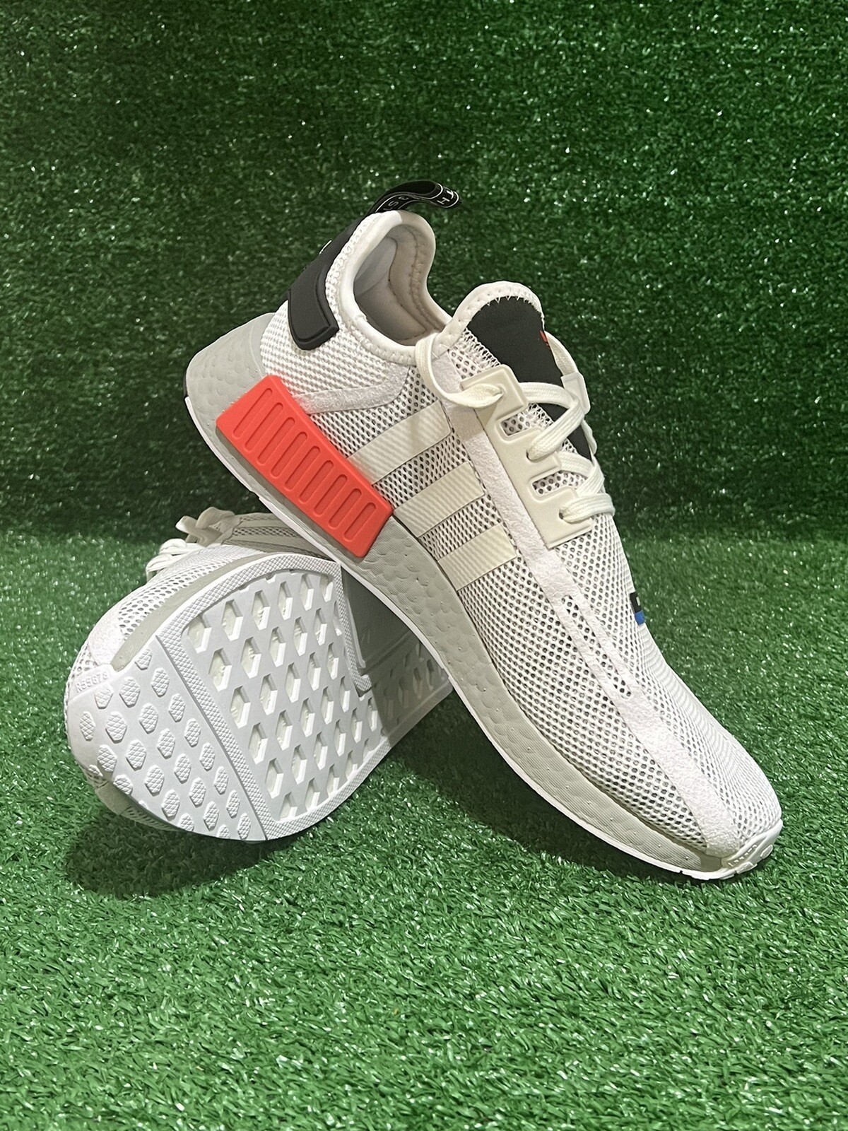Adidas Originals NMD_R1 Casual Shoes White Grey IE2093 Men