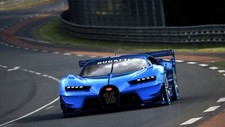 Anime car bugatti vision gran turismo concept cars Play Gaming Mat Desk