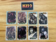 1997 KISS ROCK CARDS Lot of CARDS + STICKERS Argentina