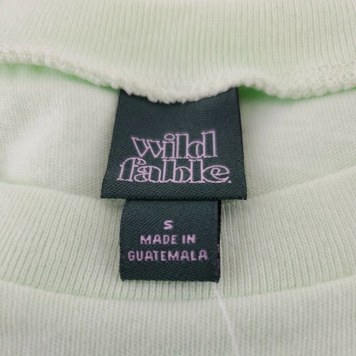 Wild Fable Women's Crew Neck Short Sleeve T-Shirt - Lt Green Size Small - Picture 4 of 4
