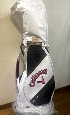 CALLAWAY SOLAIRE ladies 8 Club Set w/ Caddy Bag Pink 2018 Express
