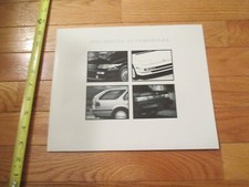 Honda Automobiles 1991 Car truck Dealer Showroom Sales Brochure