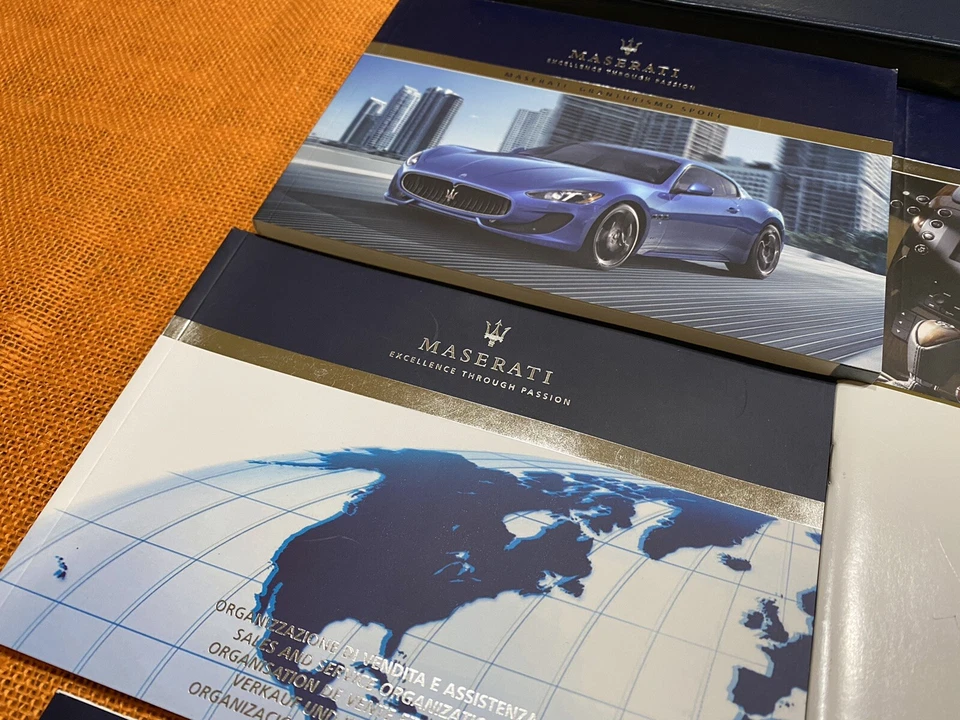 Maserati Granturismo 2014 deportivo manual del propietario + navegación multimedia BK + SEVCE BK (como nuevo Foto 2 de 4