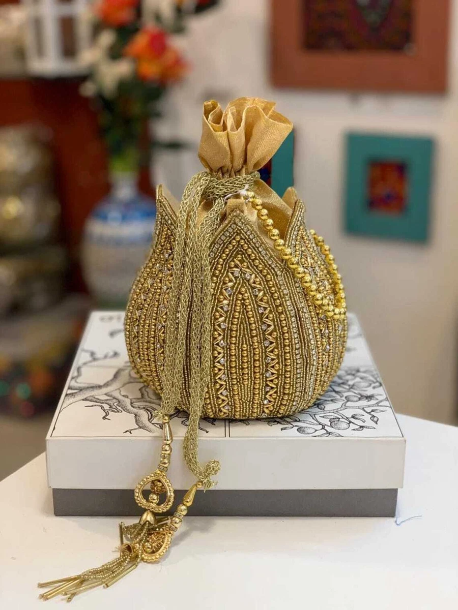 Diamond Evening Clutch Bag For Women Wedding Golden Clutch Purse Chain  Shoulder | eBay