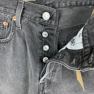 🚨NEW! Levis 501xx 27x26 Womens Gray Black Straight Straight