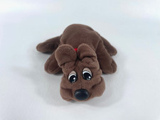 Vintage Tonka Pound Puppies 8" Plush Dark Brown Chocolate Dog Stuffed Animal