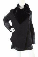 Clique Couture Black Turtle Neck Womens Long Sleeve Casual Jacket Size L