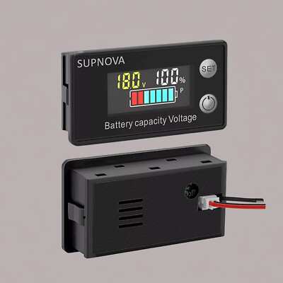 2x12v 24v 36v 48v 60v 72v Battery Monitor Car Golf cart Battery Indicator Meter
