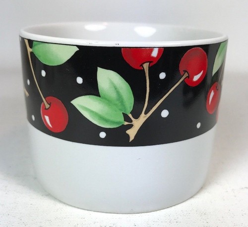 Sakura Mary Engelbreit Cherries Cup Mug 1994 Replacement Used - Picture 3 of 7