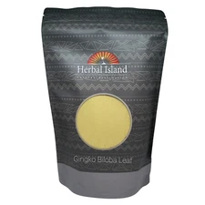 Ginkgo Biloba Leaf Powder - 1 LB Bulk Bag - Free Shipping