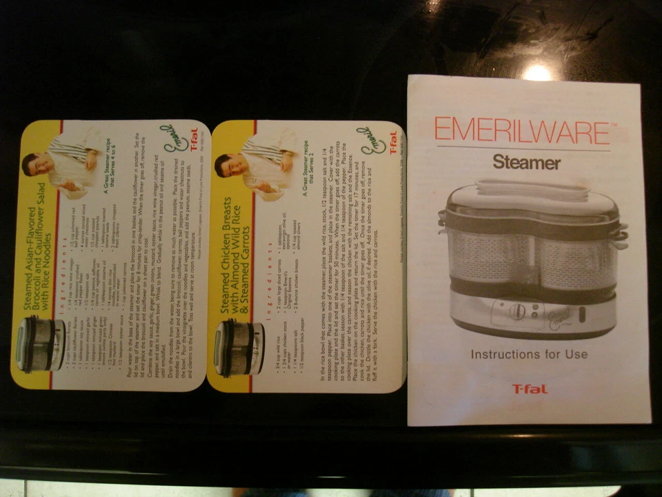 EMERILWARE STEAMER BY TFAL SERIES 06 COOKWARE EMERIL EUC - Image 3 of 4