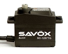 Savox Black Edition Standard Size Coreless Digital Servo .07/139 - SC1257TG-BE
