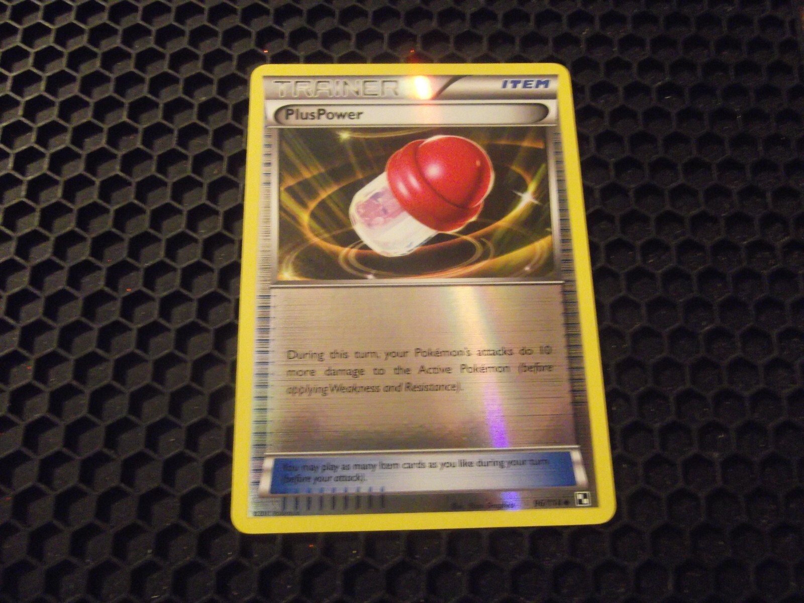 2011 Pokemon Card Black & White 96/114 Trainer PlusPower Reverse Holo 2011 NM