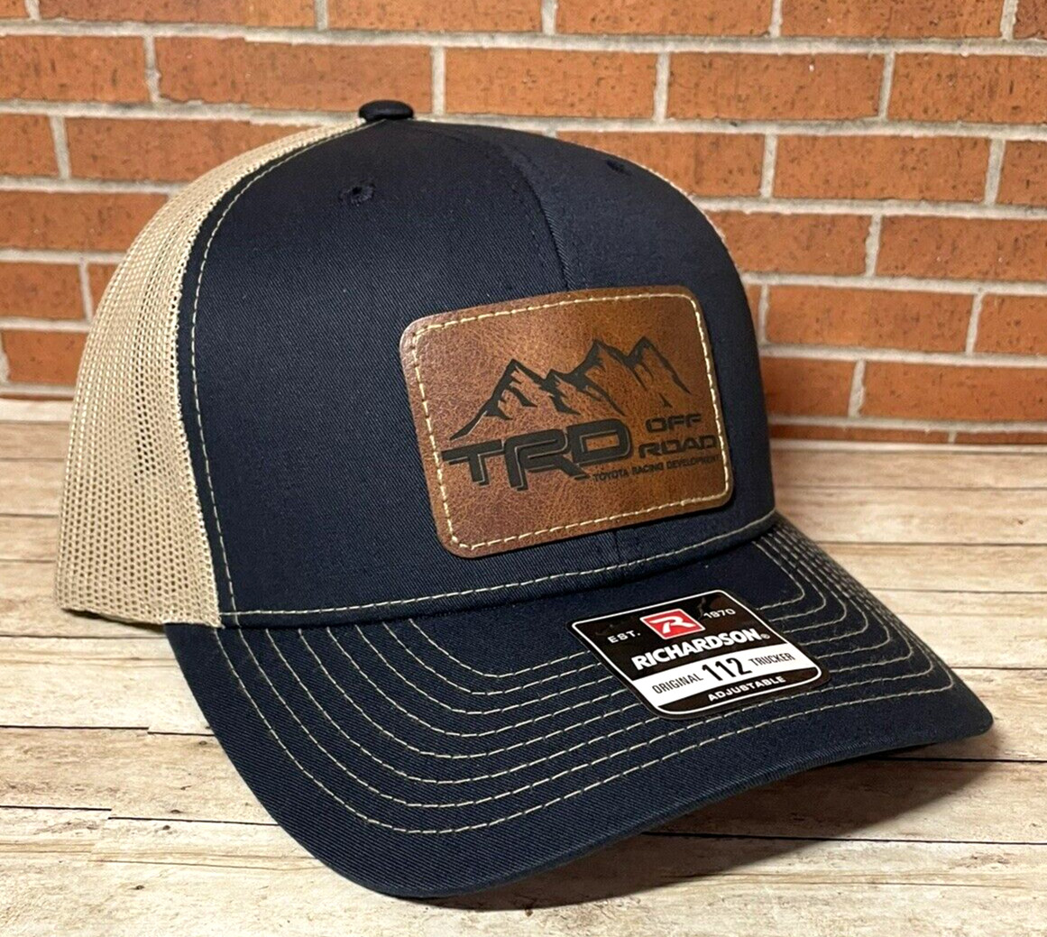 TRD Embroidered Trucker Hat By Richardson 112 - Heather Grey/Black Adjustable Snapback 10 thumbnail image