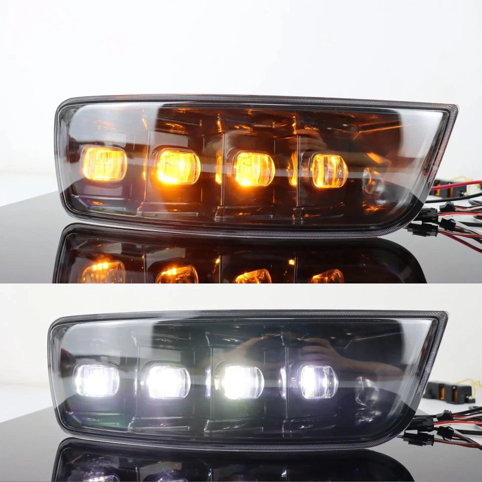 Parachoques delantero LED luz de circulación diurna giro antiniebla LamgC para Toyota 4Runner 2003-05 Foto 3 de 4
