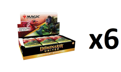 MTG Magic Dominaria United JUMPSTART 6-Box BOOSTER CASE FACTORY SEALED!! MTG Magic Dominaria United JUMPSTART 6-Box BOOSTER CASE FACTORY SEALED!!