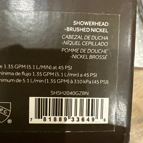 Signature Hardware SHSH2040GBN 3-Function Showerhead in Brushed Nickel - NEW - Picture 4 of 4