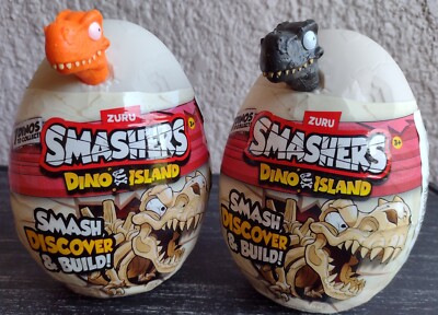 2 Pack of Zuru Smashers Dino Island Eggs