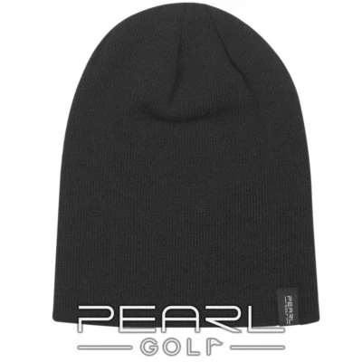 PEARLGOLF BEANIE - WINTERMÜTZE - GOLFMÜTZE - SCHWARZ