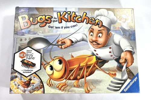 Bugs in the Kitchen Board Game HexBug Hex Bug Nano Ravensburger Complete Set