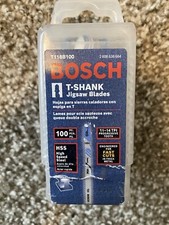 BOSCH T118B100 3-5/8" T-SHANK JIG SAW BLADES HSS 11-14 TPI PACK OF 100 NEW