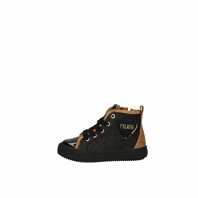 Scarpe sneakers alte bambina alviero martini 1^classe glitter nere  0345/0755 | eBay