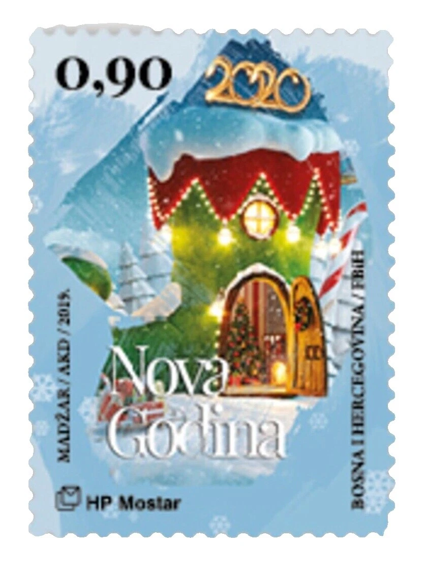 En excelente estado nunca abisagrado/estampillada sin montar o nunca montada de varios colores bosnio y herzegovinian stamps