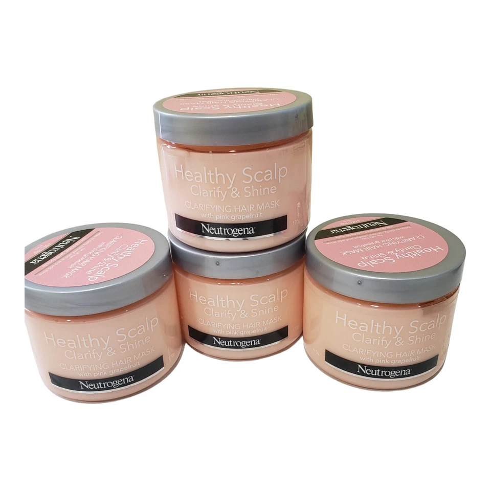 4 Neutrogena Mascarilla Clarificadora de Cuero Cabelludo Saludable Rosa Pomelo Graso Nueva Foto 4 de 4