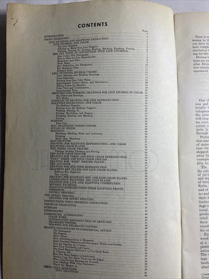 1948 Divison 12 Commercial Design Manuscript Photo Engraving (BM27) - Image 2 of 3