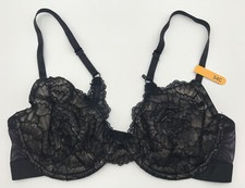 Maidenform 34C Sweet Nothings Show Off Unlined Underwire Bra Black SN9700 New