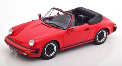 1983 PORSCHE 911 SC CARRERA CABRIOLET RED by KK SCALE MODELS