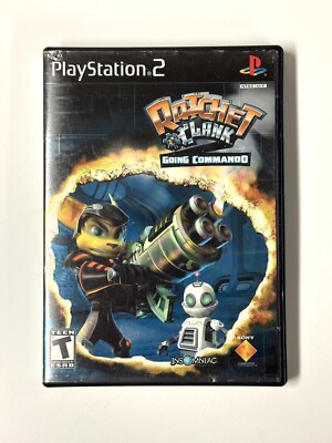 Ratchet & Clank: Going Commando (Sony PlayStation 2, 2003) BLACK LABEL / TESTED