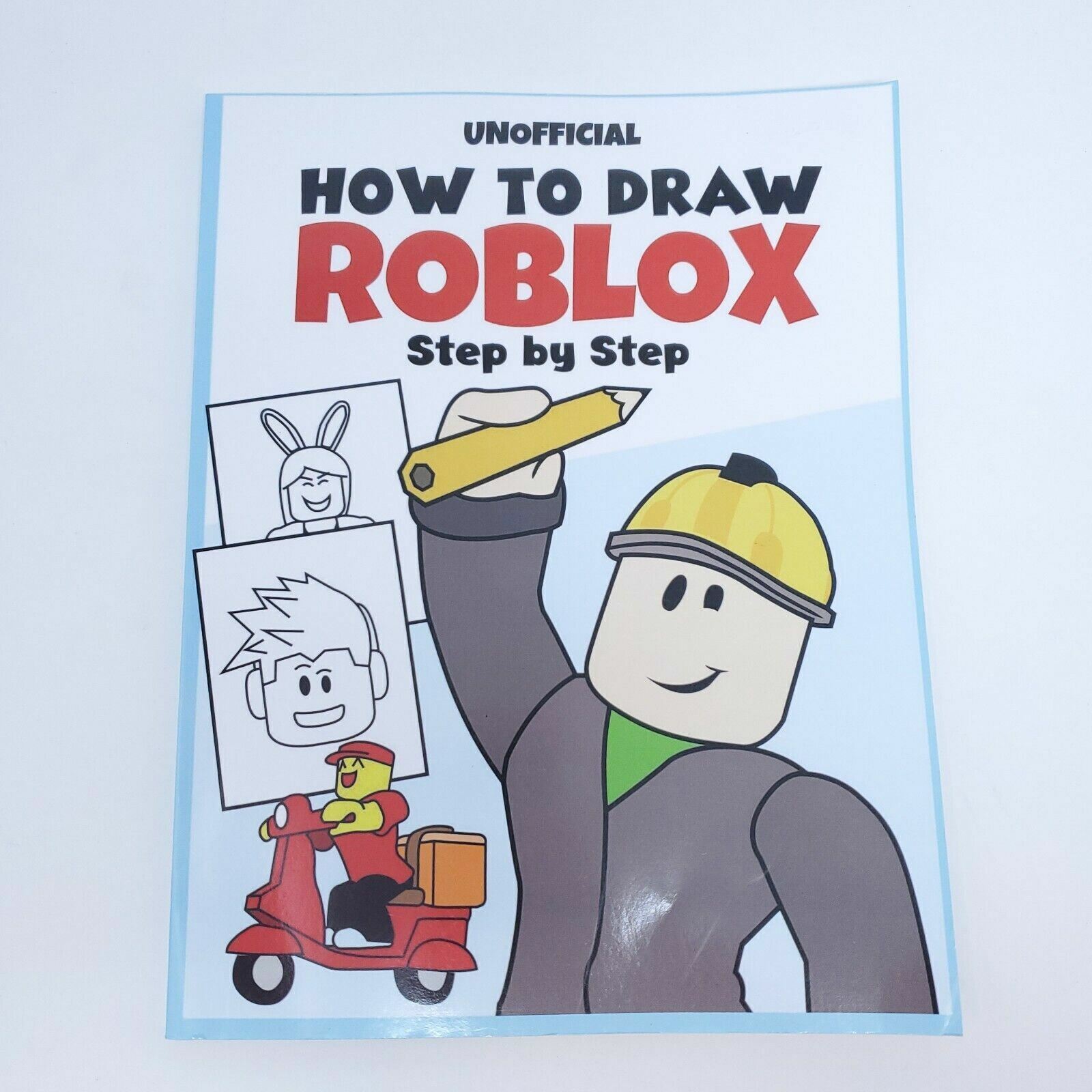 How to Draw Roblox Logo - Step by Step - BiliBili