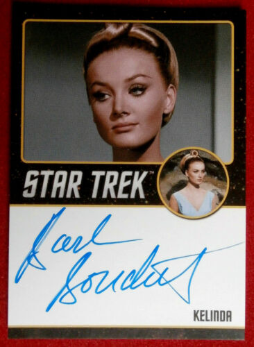 STAR TREK TOS 50th BARBARA BOUCHET - Hand-Signed Autograph Card LIMITED EDITION - Picture 1 of 2