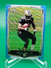 Brandin Cooks 2014 Topps Chrome Blue Wave Refractor 149 RC Rookie Card BILLS. rookie card picture