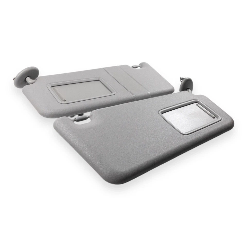 Juego de pares de parasoles laterales para conductor y pasajero Scion iQ 2012-2015 vinilo gris Foto 3 de 4