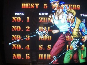 Thunder Zone Data East Jamma Pcb Board 4 Players Working