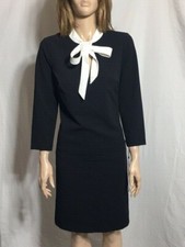 Women's NWT Tommy Hilfiger Black Long Sleeve Above The Knee Shift Dress Size 8
