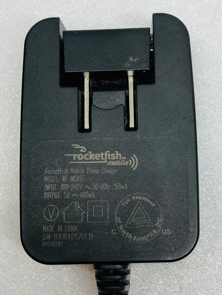 Rocketfish RF-MCB95 Mobile Phone Charger A/C Adapter Micro USB 23 - Image 3 of 4