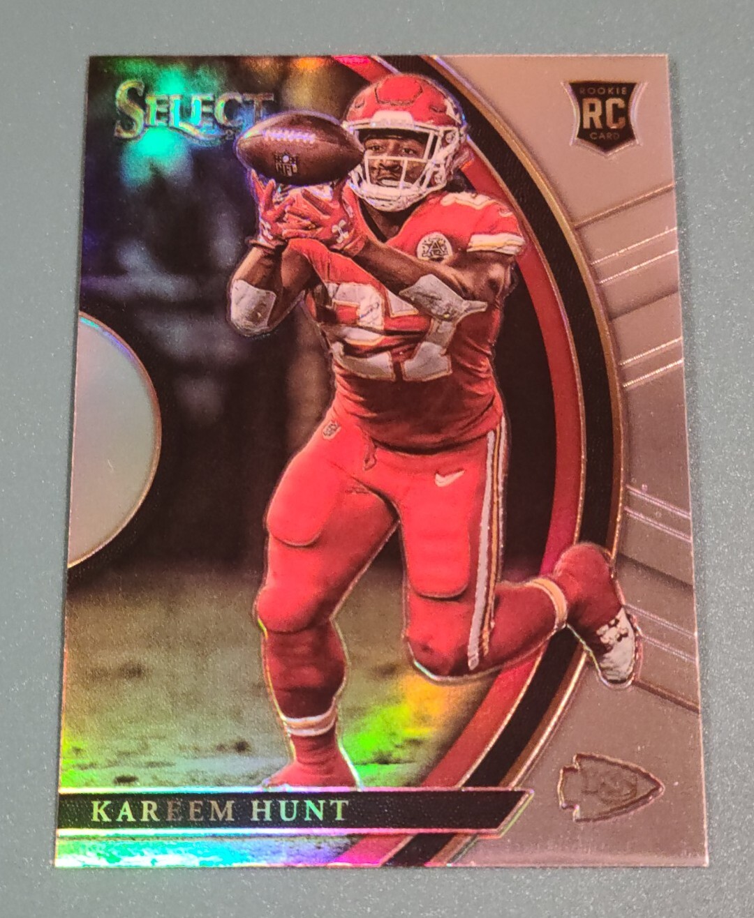 2017 Panini Select Football Kareem Hunt SILVER PRIZM SP ROOKIE CONCOURSE