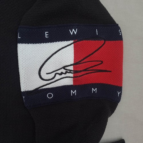 Tommy Hilfiger x Lewis Hamilton Mens Sweater Size L Oversized Relaxed Fit Cotton - Picture 6 of 23