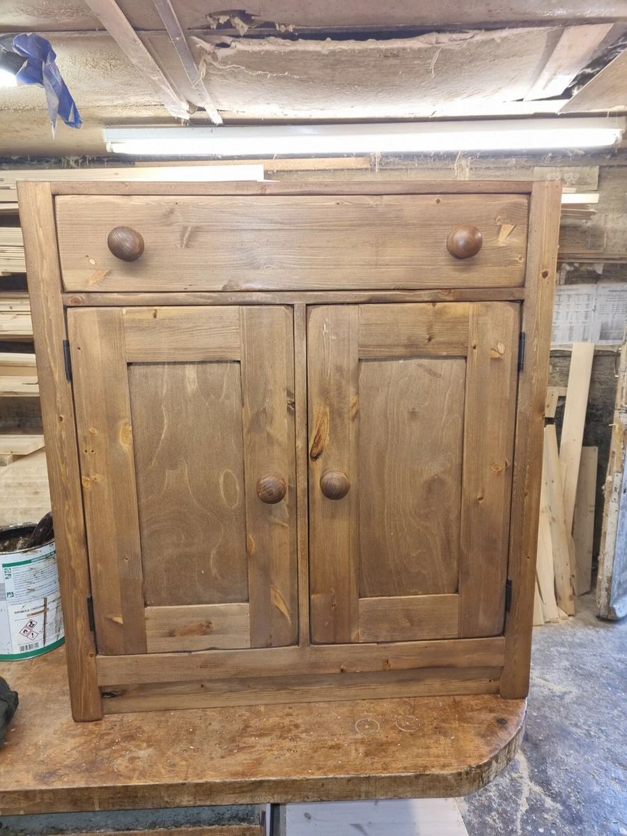 Distressed wood cabinets deals