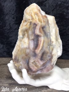 7-4Lb-Agate-Geode-Lapidary-Quartz-Kentucky-Crystal-Chalcedony-Blue-Purple-Pink