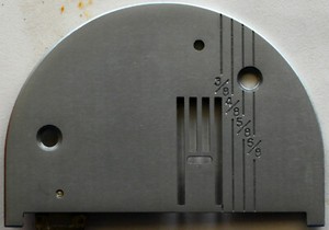 Stichplatte für Nähmaschine DORINA Typ 602