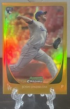 2011 Bowman Draft Chrome Blue Refractor /199 Josh Lindblom #58 Rookie RC Dodgers