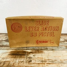 Vintage Crosman V-300 Slide Lever Action Air Pistol - BOX ONLY