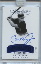 Cal Ripken 2017 Flawless on card Auto Autograph Baltimore Orioles 2/15