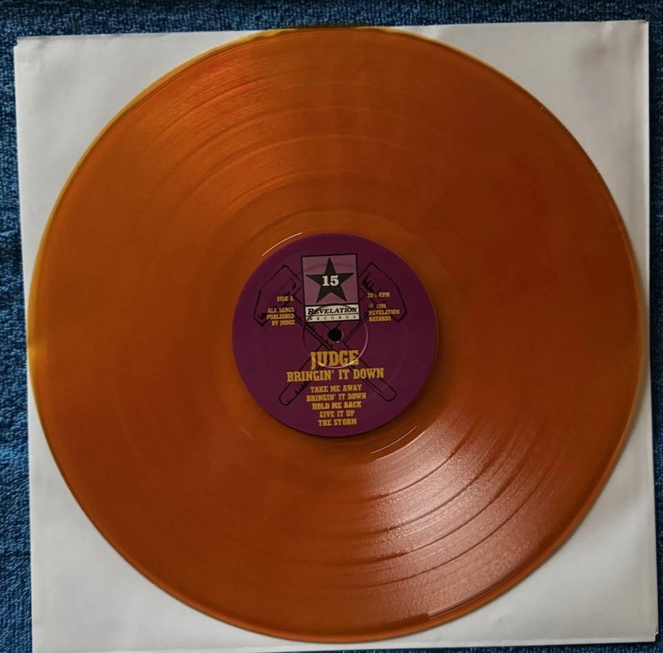 Judge Bringin’ It Down from Revelation Recs. on Orange Vinyl 333 Pressed - Image 3 of 4