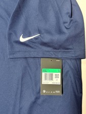 Nike Dri-FIT Golf Polo Shirt XL Navy Blue Standard Fit New w/ Tags