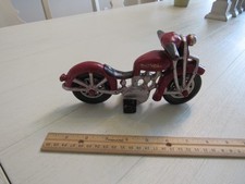 Vintage Cast Iron Motorcycle Toy